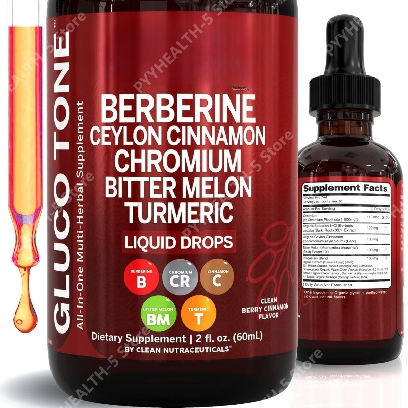 Bitters Bottle Set - Integratore Liquido di Berberina con Cannella