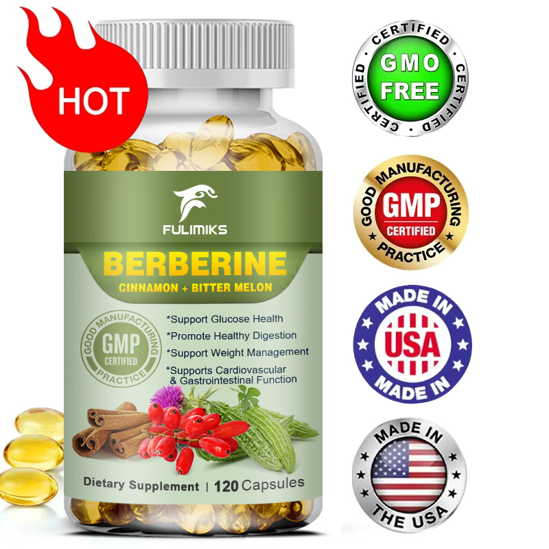 Bitters Bottle Set - Capsule di berberina + cannella di