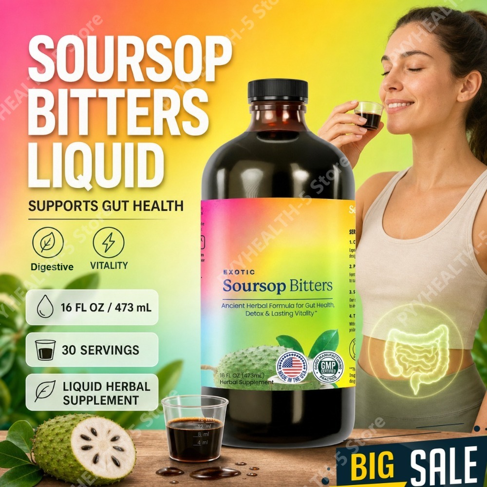 Bitters Bottle Set - Integratore Liquido Erboristico di Soursop, Gocce