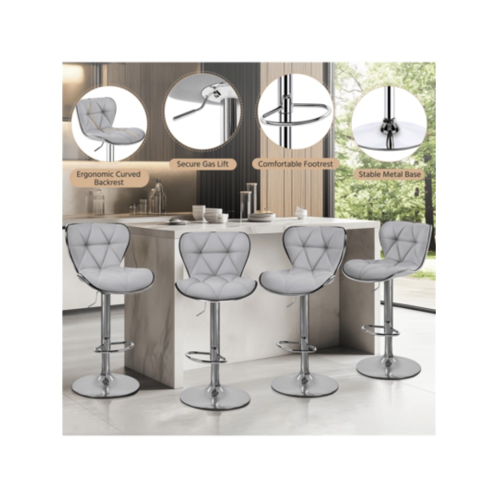 Home Bar Stools - Set di 2 Sgabelli da Bar